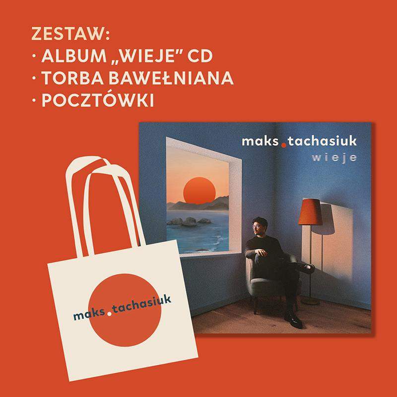 MAKS.TACHASIUK - "WIEJE" CD + DEDYKACJA + TORBA + POCZTÓWKI